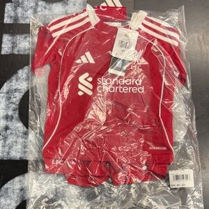 Adidas LFC Home Kit Jersey Shorts & Socks